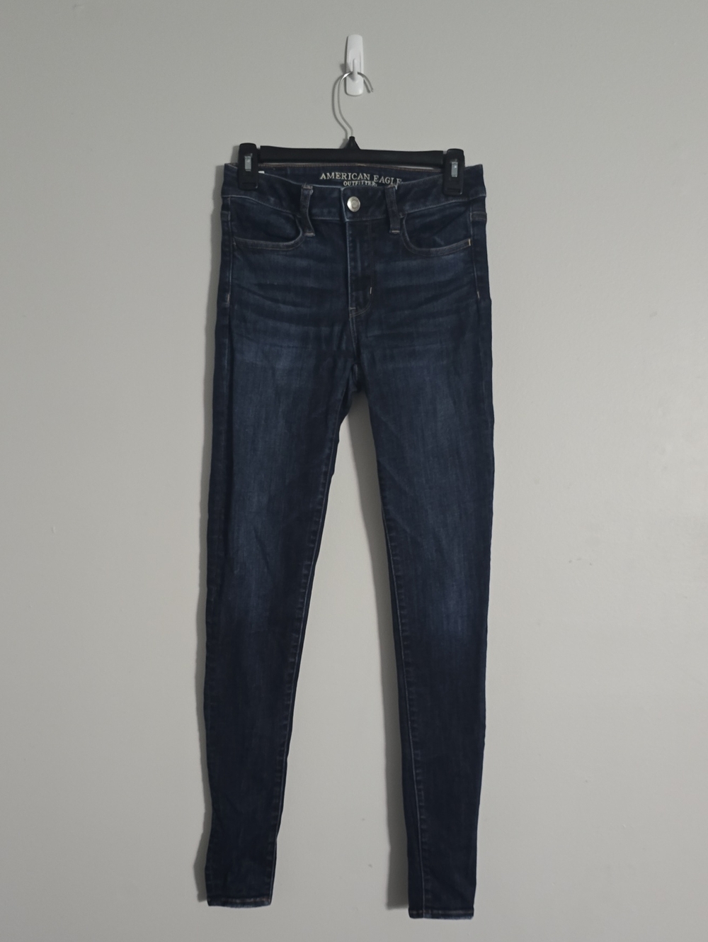 American Eagle Women's Dark High-Rise Super Super Stretch X Skinny Jeans